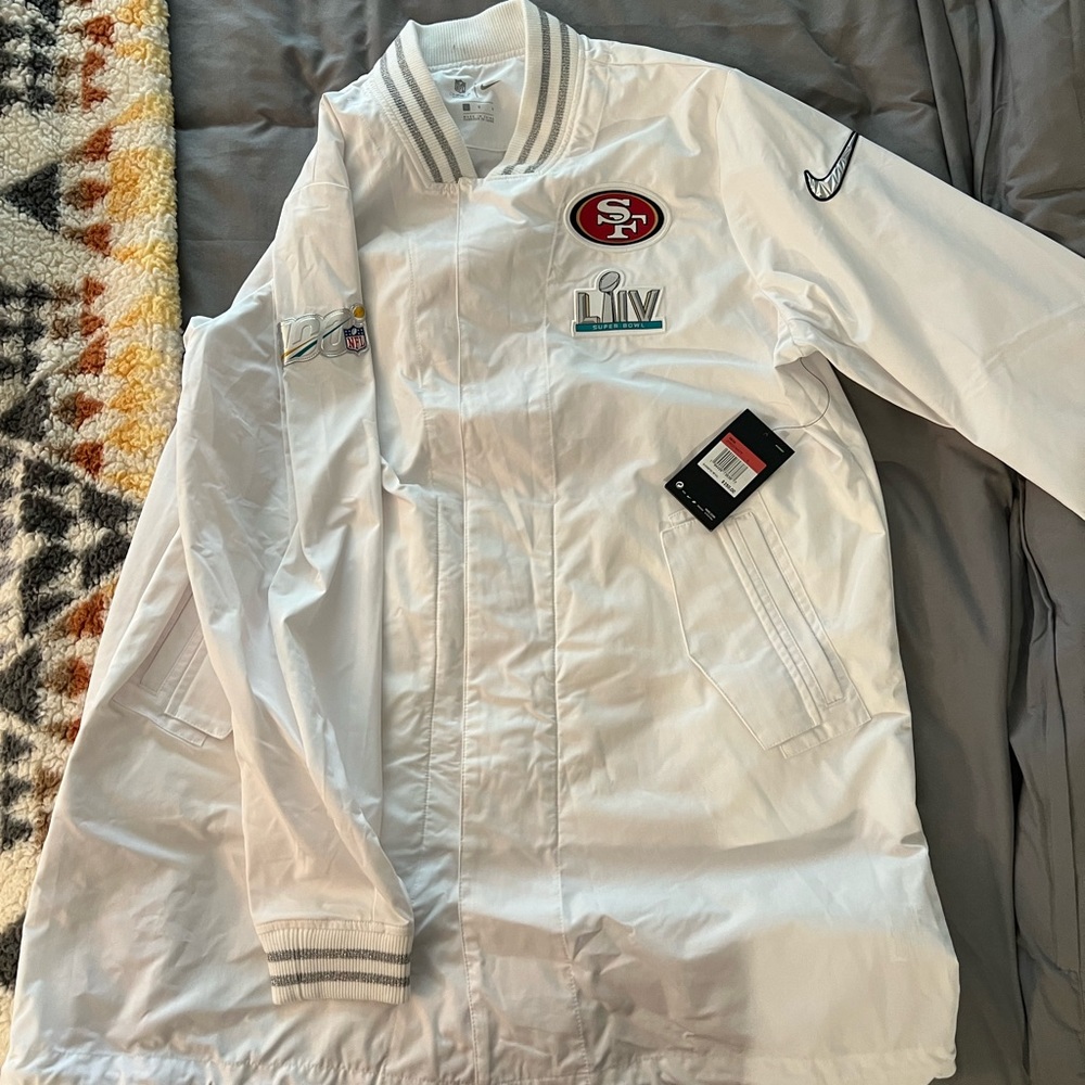 **NWT Men’s Nike Super Bowl LIV Media Night 49ers Jacket